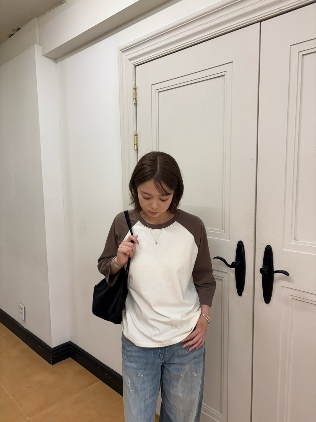 NOTHING TO WEAR TEE (Raglan Brown)