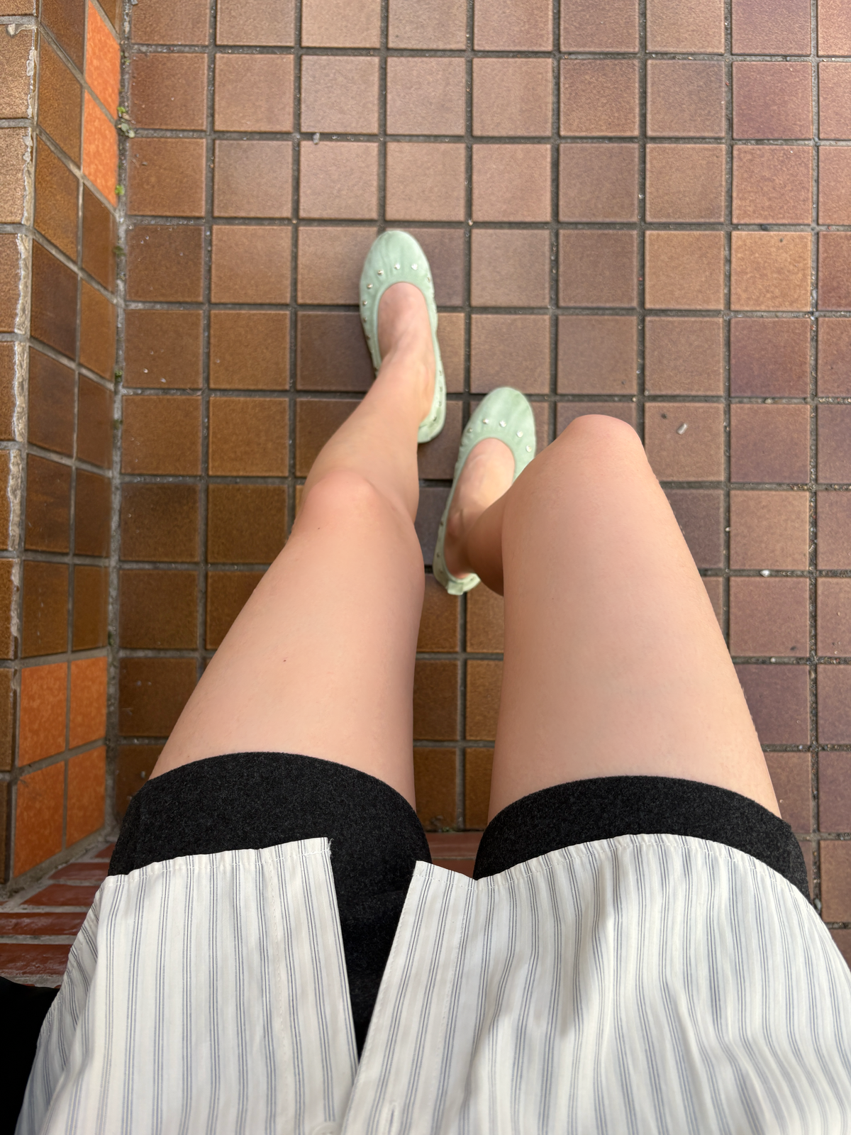 MINTY TOE FLATS