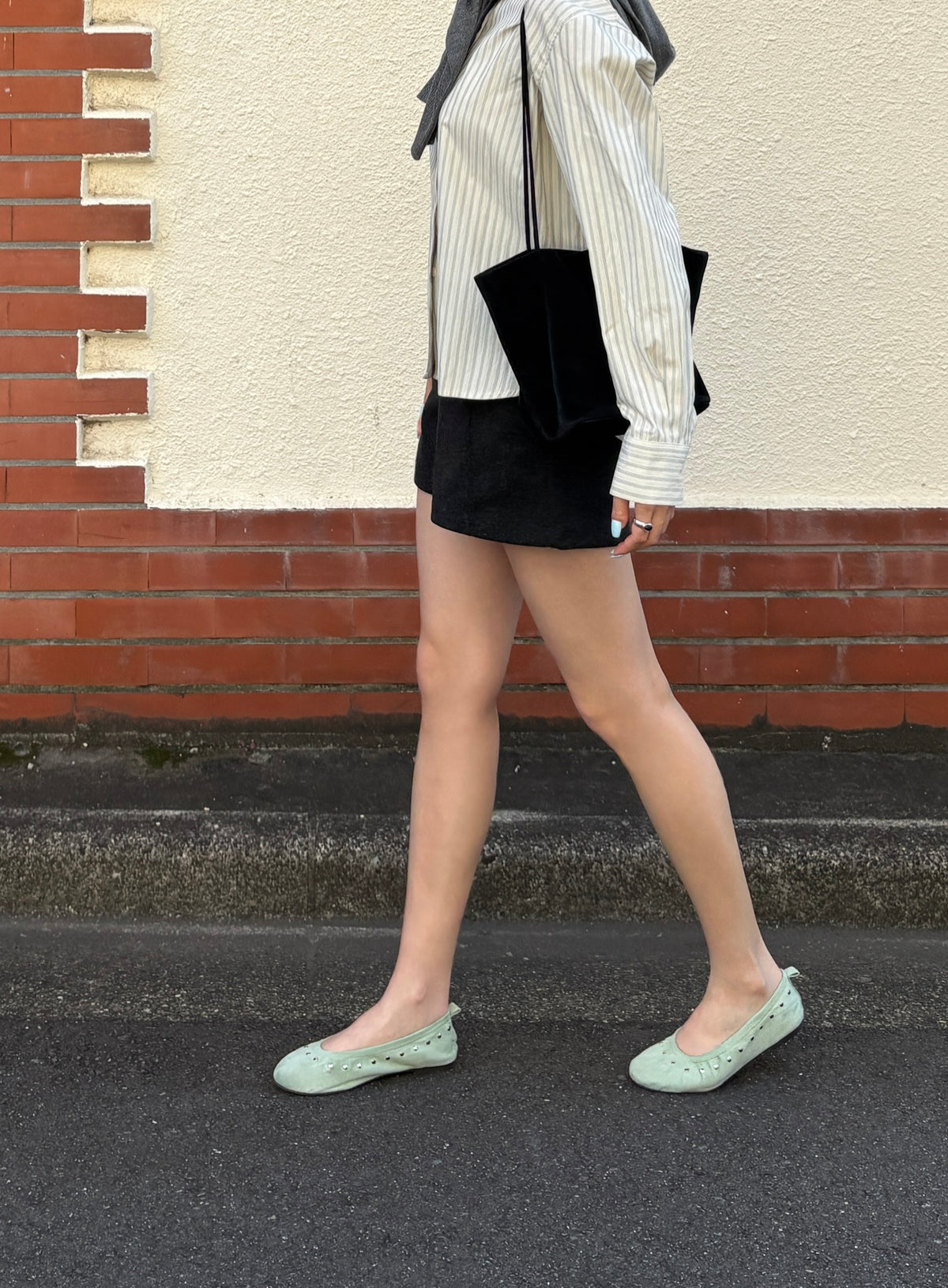 MINTY TOE FLATS